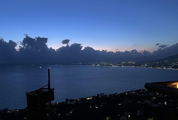 View from Kastraki at Night