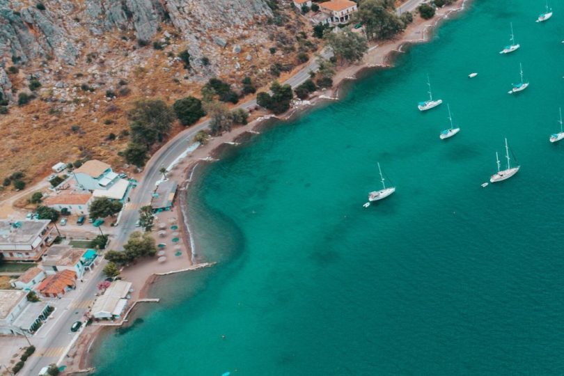 Enjoy boating and taking in the natural beauty of this scenic coastal area with its rugged terrain and vibrant turquoise waters